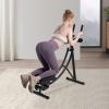 Ab Machine, Ab Workout Equipment for Home Gym, Foldable Core & Abdominal Exercise Machine with 3 Intensities Digital Display, Women Exercise Fitness Equipment, 330lbs Weight Capacity view 2