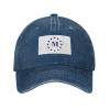 Flag of Madrid, Iowa Baseball Cap for Men Women Vintage Trucker Hat Golf Hats Dad Hat Navy Blue view 1
