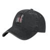 Crane Operator Flag Baseball Cap for Men Women Vintage Trucker Hat Golf Hats Dad Hat Black view 2