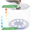 Hperu 2PCS Inflatable Solar Lantern, Waterproof Outdoor Camping Light with White LEDs, Portable Foldable Solar Lamp with Handle for Camping, Hiking, Travel, Backpacking, Emergency view 3
