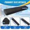 Desunqin 2 Pack Carpeted Marine Boat Trailer Bunks, Boat or ski Trailer Black Bunk Boards for Trailer Boats (2"X4"X23") view 2