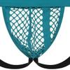 JEsilunmaMY Men's Mesh Thong Jockstrap See Through Briefs Bulge Bikini Underwear Hollow Out Breathable Athletic Supporters (Blue-1PC,X-Large) view 4