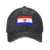 Flag of Sussex County, Delaware Baseball Cap for Men Women Vintage Trucker Hat Golf Hats Dad Hat Black view 1