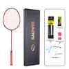 FTFTYFJ Badminton Racket Set, 5U Professional Badminton Racket Set for Adults, Lightweight Badminton Equipment Sweat Absorbent for Adults (1 pc,Red) view 2