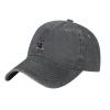 Halloween Witch Cat and Spider Web Baseball Cap for Men Women Vintage Trucker Hat Golf Hats Dad Hat Deep Heather view 2
