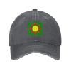 Bengali Ethnic Baseball Cap for Men Women Vintage Trucker Hat Golf Hats Dad Hat Deep Heather view 1