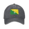 Bandera de la Provincia de Bocas del Toro Baseball Cap for Men Women Vintage Trucker Hat Golf Hats Dad Hat Deep Heather view 1