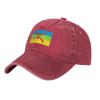 Berber Flag Baseball Cap for Men Women Vintage Trucker Hat Golf Hats Dad Hat Red view 2