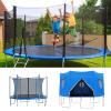 Busaiu Trampoline Canopy, Trampoline Sunshade Tent, for Round Trampolines Weatherproof Combo Bounce Trampoline Trampoline Accessories(10FT), Blue view 2