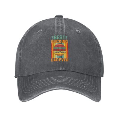 Best Pucking Dad Ever Baseball Cap for Men Women Vintage Trucker Hat Golf Hats Dad Hat Deep Heather