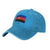 Flag of The Toubou Front for The Salvation of Libya Baseball Cap for Men Women Vintage Trucker Hat Golf Hats Dad Hat Blue view 2