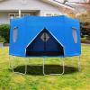 Busaiu Tent for Trampoline, 6FT/8FT/10FT/12FT/14FT/15FT Trampoline Tent Cover, Trampoline Sunshade, Trampoline Accessories, for 6 Straight Pole Round Trampoline(6FT), Blue view 2