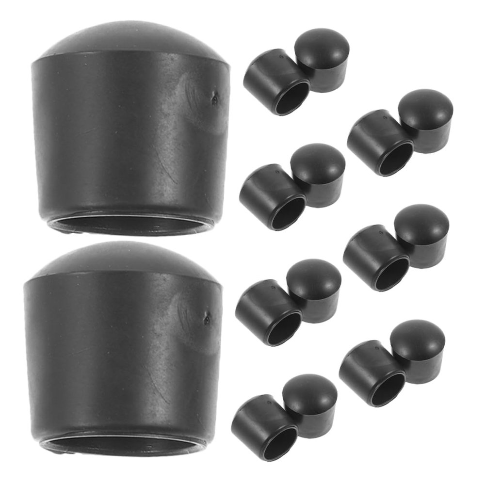 BESPORTBLE 16pcs Foosball Bushing Bearing Rods Football Machine Cap Bent Pole for Foosball Table Pole Cap Covers