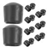 BESPORTBLE 16pcs Foosball Bushing Bearing Rods Football Machine Cap Bent Pole for Foosball Table Pole Cap Covers view 1