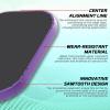 AMA SPORT Pickleball Paddle Edge Guard Tape 3 Pack Edge Protection Tapes 23mm Width Paddle Edge Cover Perfectly Fits Curved Edge Without Wrinkling (Purple) view 3