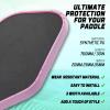 AMA SPORT Pickleball Paddle Edge Guard Tape 3 Pack Edge Protection Tapes 26mm Width Paddle Edge Cover Perfectly Fits Curved Edge Without Wrinkling (Pink) view 4