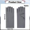 4 Pairs Sun Protection Gloves for Women - Fingerless, Non Slip, UV Protection for Gel Nail Lamp, Cycling, Running view 2