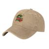 Bus Under The Palm Tree Baseball Cap for Men Women Vintage Trucker Hat Golf Hats Dad Hat Natural view 2