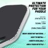 AMA SPORT Pickleball Paddle Edge Guard Tape 3 Pack Protection Tapes 26mm Width Paddle Edge Cover Perfectly Fits Curved Without Wrinkling (Silver) view 4