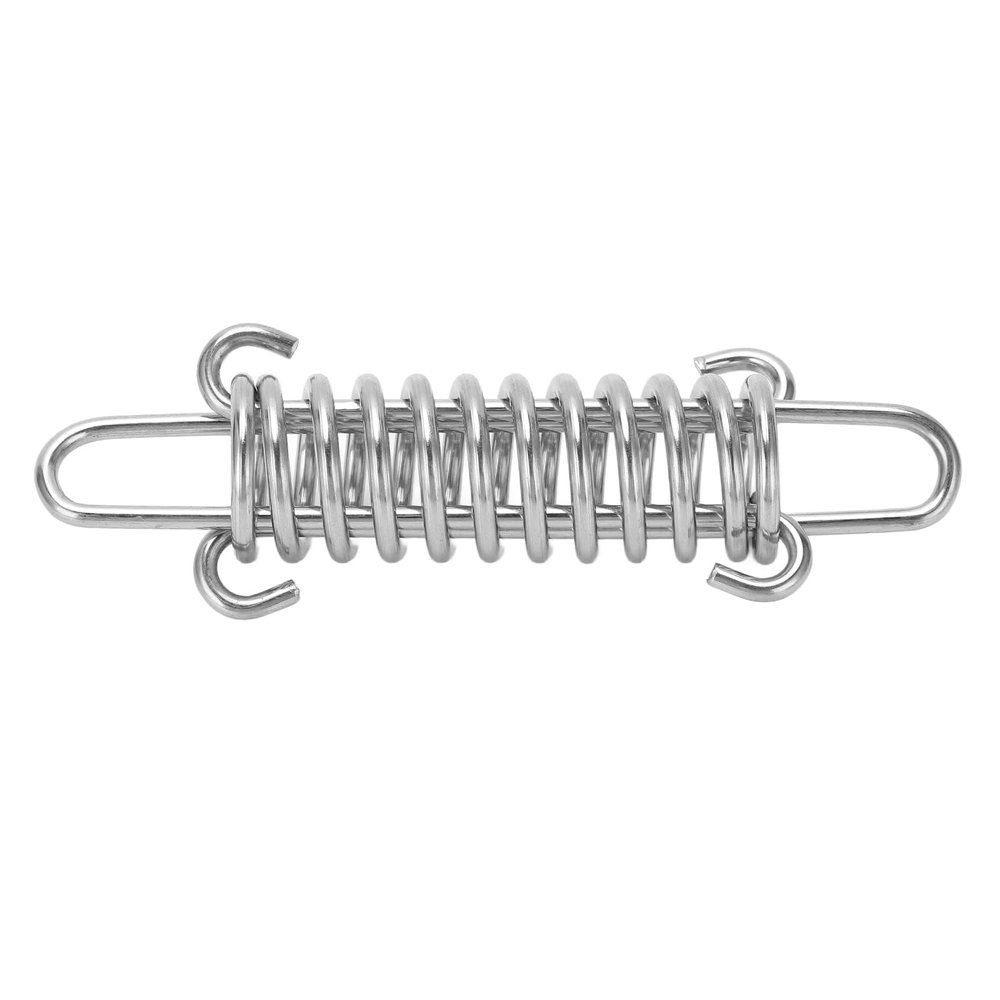 113mm Stainless Steel Mooring Line Spring Shock Absorbing Marine Hardware, Reduce Stress Cracking for Boat Yacht Park, Made of 304 Stainless steel