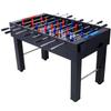 54-Inch Hurricane Foosball Table, for Family Game Rooms with, Light Cherry Finish, Analog Scoring and Free Accessories (Black)