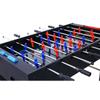 54-Inch Hurricane Foosball Table, for Family Game Rooms with, Light Cherry Finish, Analog Scoring and Free Accessories (Black) view 3
