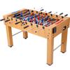 54-Inch Hurricane Foosball Table, for Family Game Rooms with, Light Cherry Finish, Analog Scoring and Free Accessories, Brown view 1