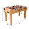 54-Inch Hurricane Foosball Table, for Family Game Rooms with, Light Cherry Finish, Analog Scoring and Free Accessories, Brown view 4