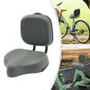 CNCEST Tricycle Seat with Backrest, Extra Wide Tricycle Saddle Seat with Back Support, Comfortable Exercise Tricycle Seat Cushion for Electric Cars, Tricycles, Road Bikes (Gray) view 4