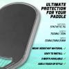 AMA SPORT Pickleball Paddle Edge Guard Tape 3 Pack Protection Tapes 26mm Width Paddle Edge Cover Perfectly Fits Curved Without Wrinkling (Gray) view 4