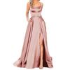 Bestgift Bridesmaid Dresses Long Long Skinny Strapless Bridesmaid Evening Gowns Light Purple 3XL view 3