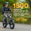 1500W Peak Electric Bike for Adults, 70Miles & 30MPH Electric Bicycle, 20''4.0" Fat Tires for Urban Commuters,7 Speed Mountain Ebike Color Rose Pink e Bike Electric Women view 2