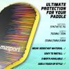 AMA SPORT Pickleball Paddle Edge Guard Tape 3 Pack - 20mm Width Protection Cover Perfectly Fits Curved Edge Without Wrinkling (Yellow) view 4