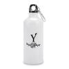 Letter Initial Monogram Y Water Bottles with Carabiner Clip Keeps Hot & Cold Insulated Leakproof Aluminum Sports Bottles Stainless Steel Tumbler for Travel School Work Fitness Gym Outdoor 20 oz view 1
