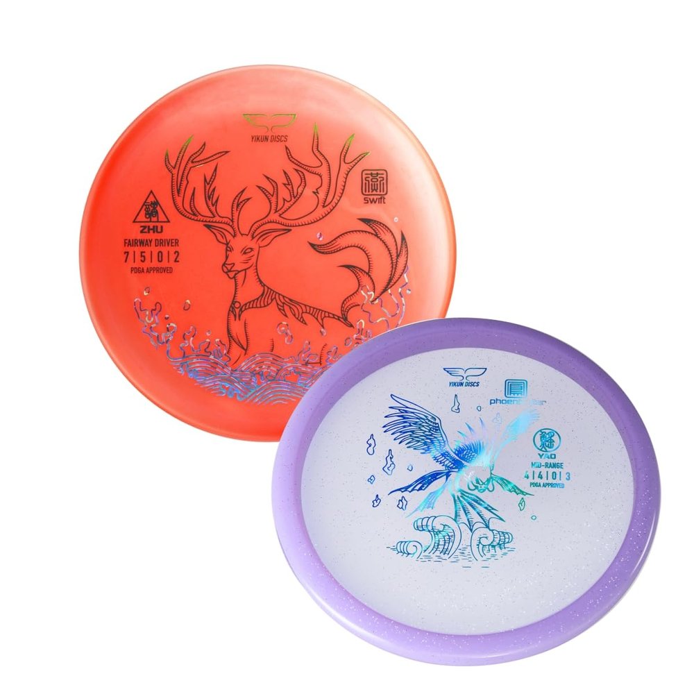 Yikun Professional Disc Golf Floating Driver Zhu and Mid Range Disc Golf YAO