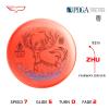 Yikun Professional Disc Golf Floating Driver Zhu and Mid Range Disc Golf YAO view 2