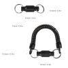 Yuecoom Magnet Clip, Super Strong Magnetic Net Release Magnetic Keychain with Retractable Coiled Lanyard Carabiner Clip Holder for Fly Fishing Gears Combo Kit view 2
