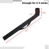 Chewtoyo Bag for Hockey Stick, Two Shoulder Straps Ice Field Hockey Storage Bag, Kids Adult Hockey Stick Accessories Travel Carrying Bag, 57 X 13 Inches, black view 3