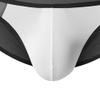 JEsilunmaMY Men's Color Block Bikini Panties Ice Silk Low Rise U Convex Boxer Briefs Breathable Athletic Supporters Jockstrap (Grey-5PC,Large) view 4
