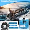 4 Stroke 6HP Heavy Duty Outboard Engine Marine Engine, Fishing Boat Engine with Air Cooling System. view 3