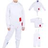 DJJYCTNM 350N Fencing Sport Uniform Suit - Unisex Pants Jacket Vest Set for Foil Epee Saber - Right Hand(48#)