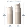 LARQ Bottle Swig Top 23oz - Insulated Reusable Stainless Steel Water Bottle With Built-In Silicone Handle | BPA Free | For Sports, Gym, and Travel | Mojave Dune view 4
