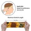 Dwrepo Sports Headbands for Men Women Sports Sweatband Paint Wooden Board Sunflower Hairband Moisture Wicking Head Bands, Black view 4