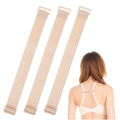 Bra Strap Holders for Slipping, Non-Slip Bra Strap Clips Racerback Converters, Women's Elastic Conceal Straps Bra Holders for Straps Bra Racer Back Bra Strap Holders for Slipping Shoulder(Skin Color)