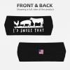 I'D Smoke That Patriot Bbq Elastic Sports Headband Anti-Sweat Band, Outdoor Sports Headband Moisture Wicking Fitness Sports Headband view 2