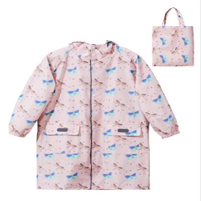 Kids Raincoat Girls Boys Rain Jacket Hooded Rain Poncho Rainproof Cape Rainwear Reusable Outwear S/2-4 Years