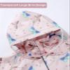 Kids Raincoat Girls Boys Rain Jacket Hooded Rain Poncho Rainproof Cape Rainwear Reusable Outwear S/2-4 Years view 3