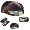 Dwrepo Sports Headbands for Men Women Sports Sweatband Sloth with sunglasses Hairband Moisture Wicking Head Bands, Black view 1