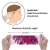 Dwrepo Sports Headbands for Men Women Sports Sweatband Tropical Tree Hairband Moisture Wicking Head Bands, Black view 4
