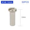 Ldabrye 50Pcs/Pack Bike Road Bicycles Nipple 12G 13G 14G High Strength Black Silver Nipple Bike Cap view 3